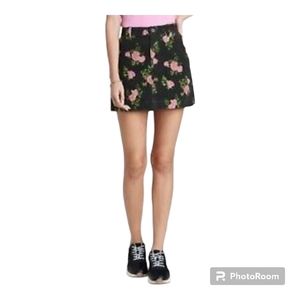 NWT, Women's Floral Print High-Rise Cord Mini Skirt - Wild Fable - NWT Size